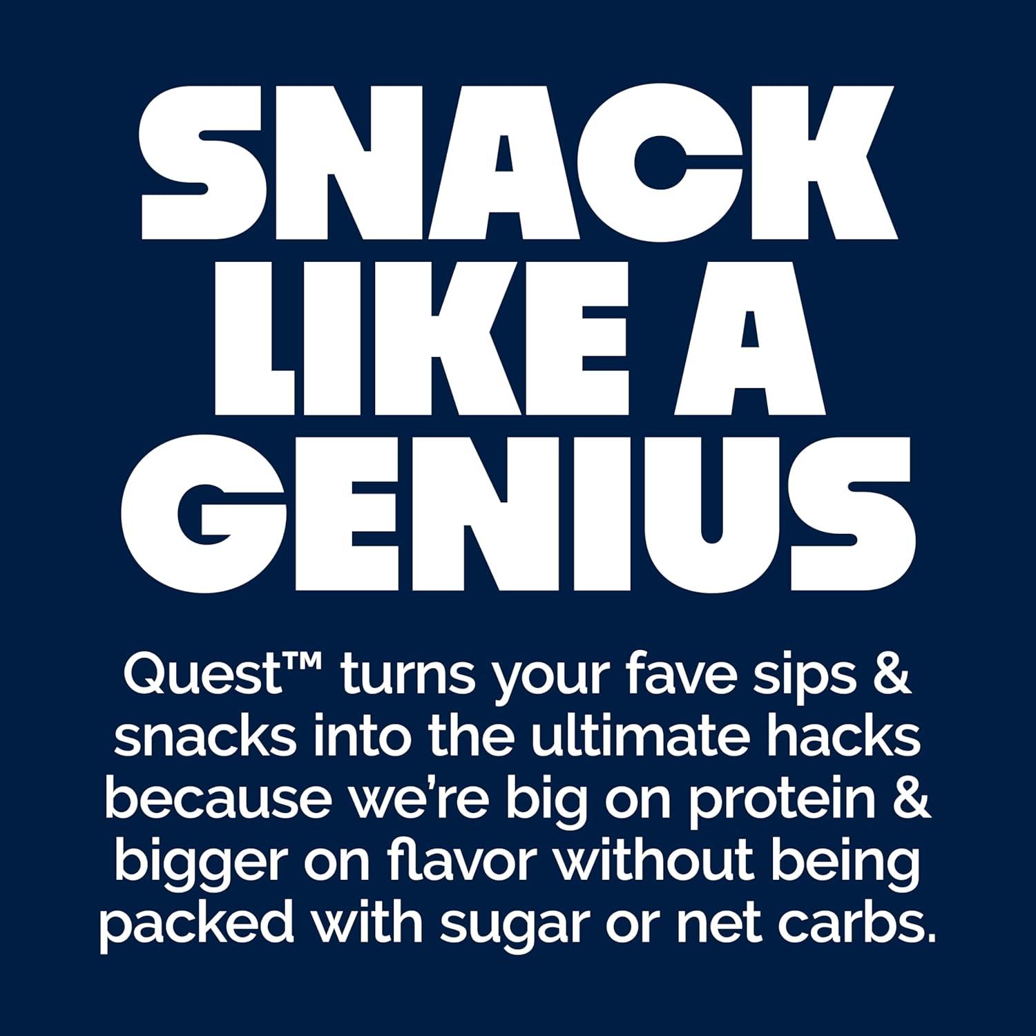 image:imageQuest Nutrition Cheese Crackers Zesty Ranch Flavor 10g Protein 5g Net Carbs High Protein 12 CountZesty Ranch