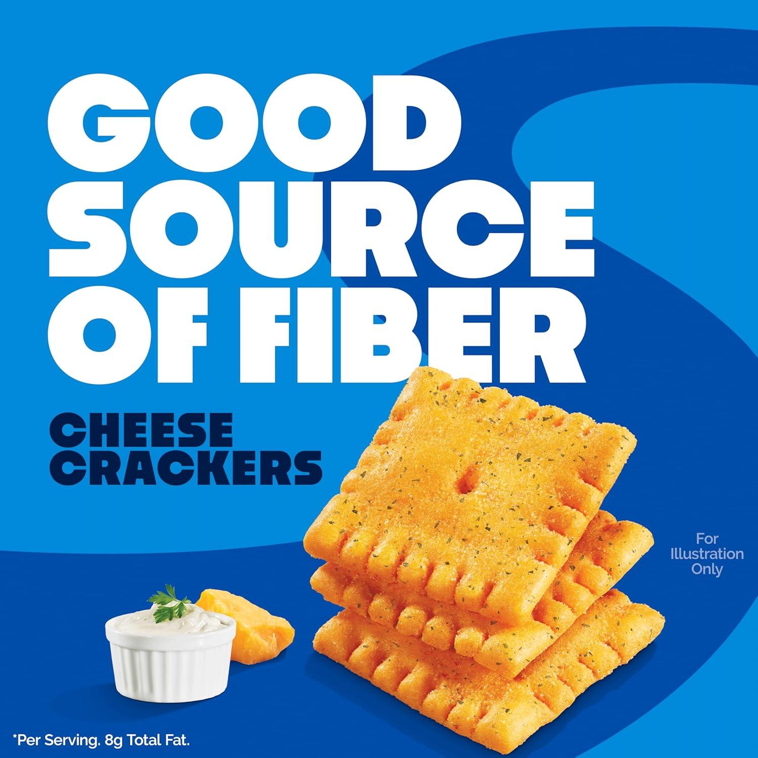 image:imageQuest Nutrition Cheese Crackers Zesty Ranch Flavor 10g Protein 5g Net Carbs High Protein 12 CountZesty Ranch