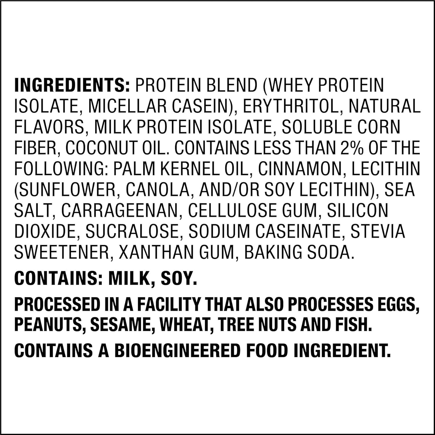 image:imageQuest Nutrition Cinnamon Crunch Protein Powder 20g Protein 2g Net Carb 1g Sugar Low Carb Gluten Free 16 Pound 24 ServingsCinnamon Crunch