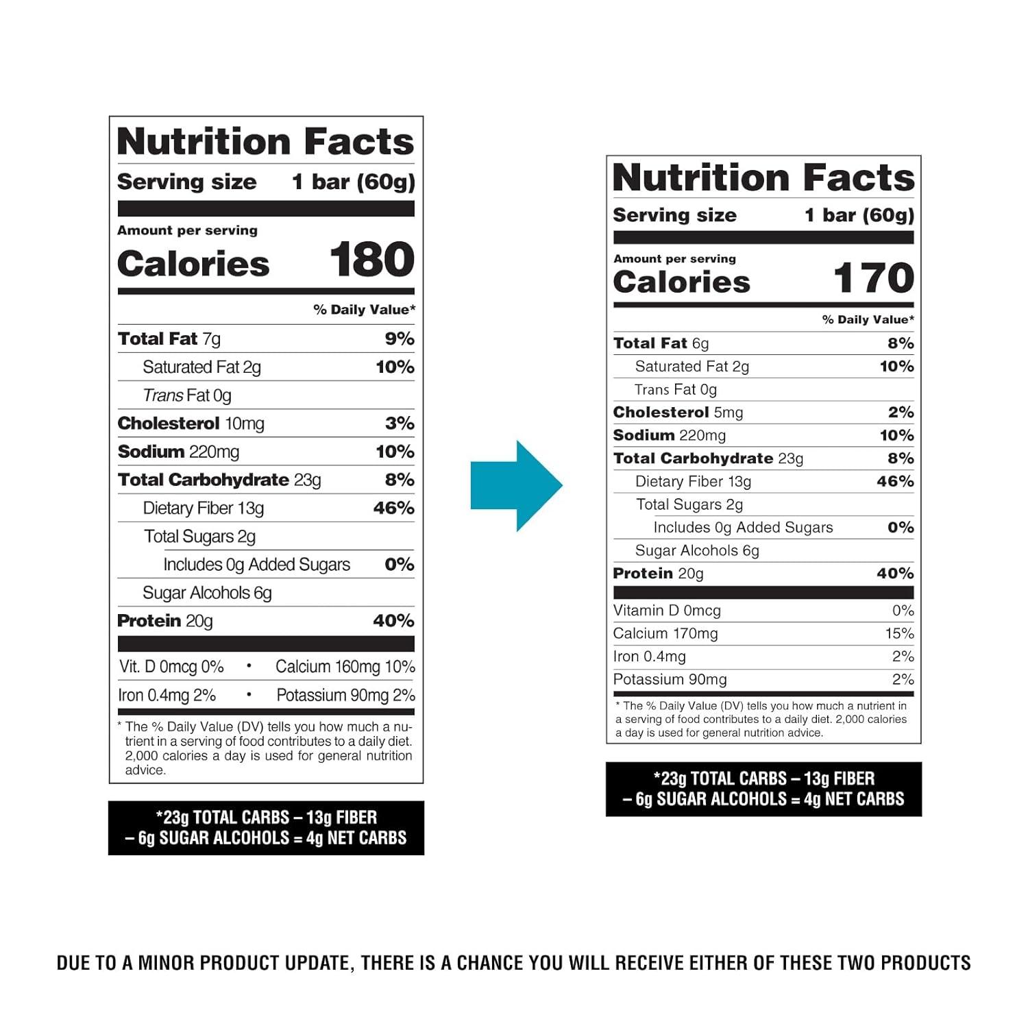 image:imageQuest Nutrition Cookies amp Cream Protein Bars 21g Protein 4g Net Carbs 1g Sugar High Fiber Gluten Free Keto Friendly 4 CountBlueberry Muffin