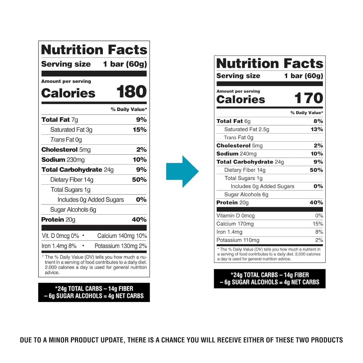 image:imageQuest Nutrition Cookies amp Cream Protein Bars 21g Protein 4g Net Carbs 1g Sugar High Fiber Gluten Free Keto Friendly 4 CountMint Chocolate Chunk
