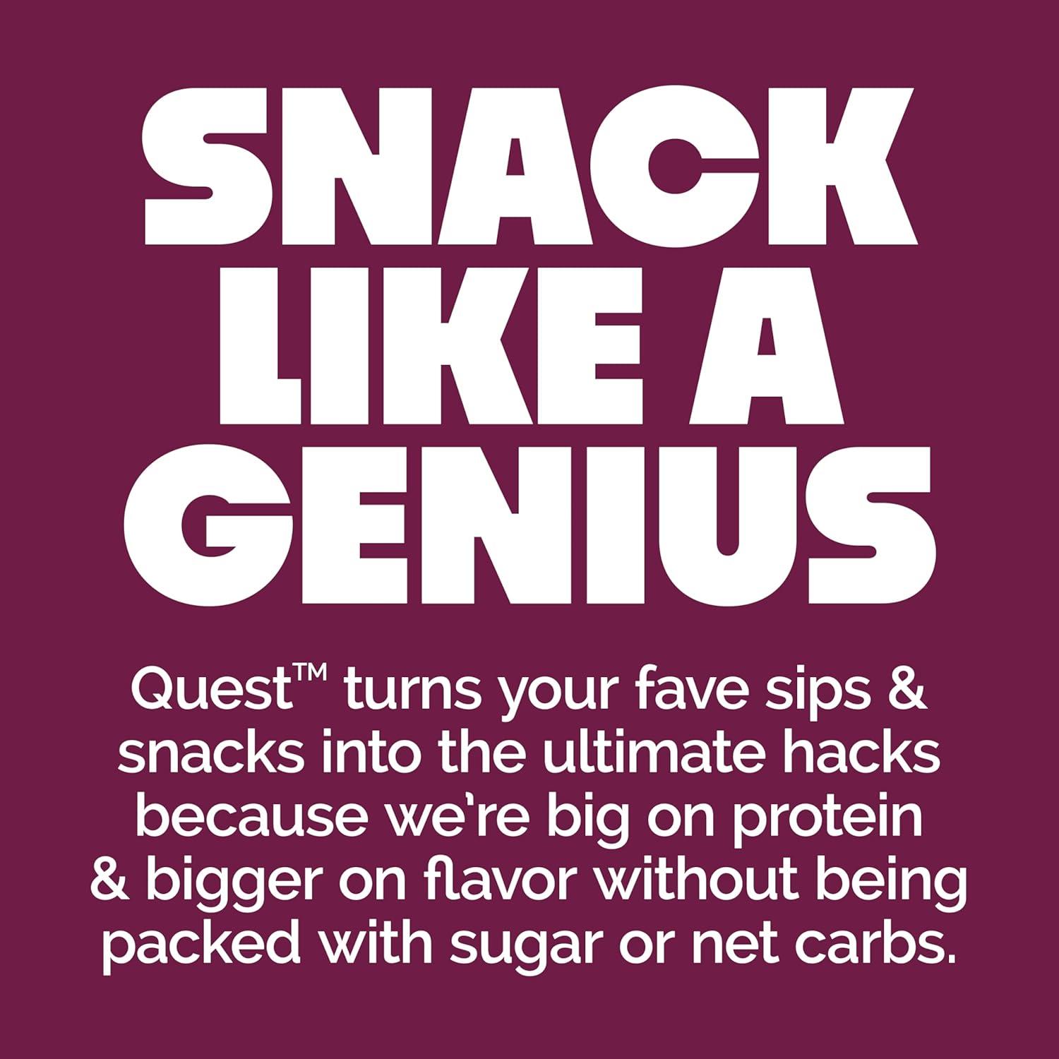 image:imageQuest Nutrition Crispy Cookies amp Cream Hero Protein Bar 18g Protein 1g Sugar 3g Net Carb Gluten Free Protein Snack Keto Friendly 12 CountBirthday Cake
