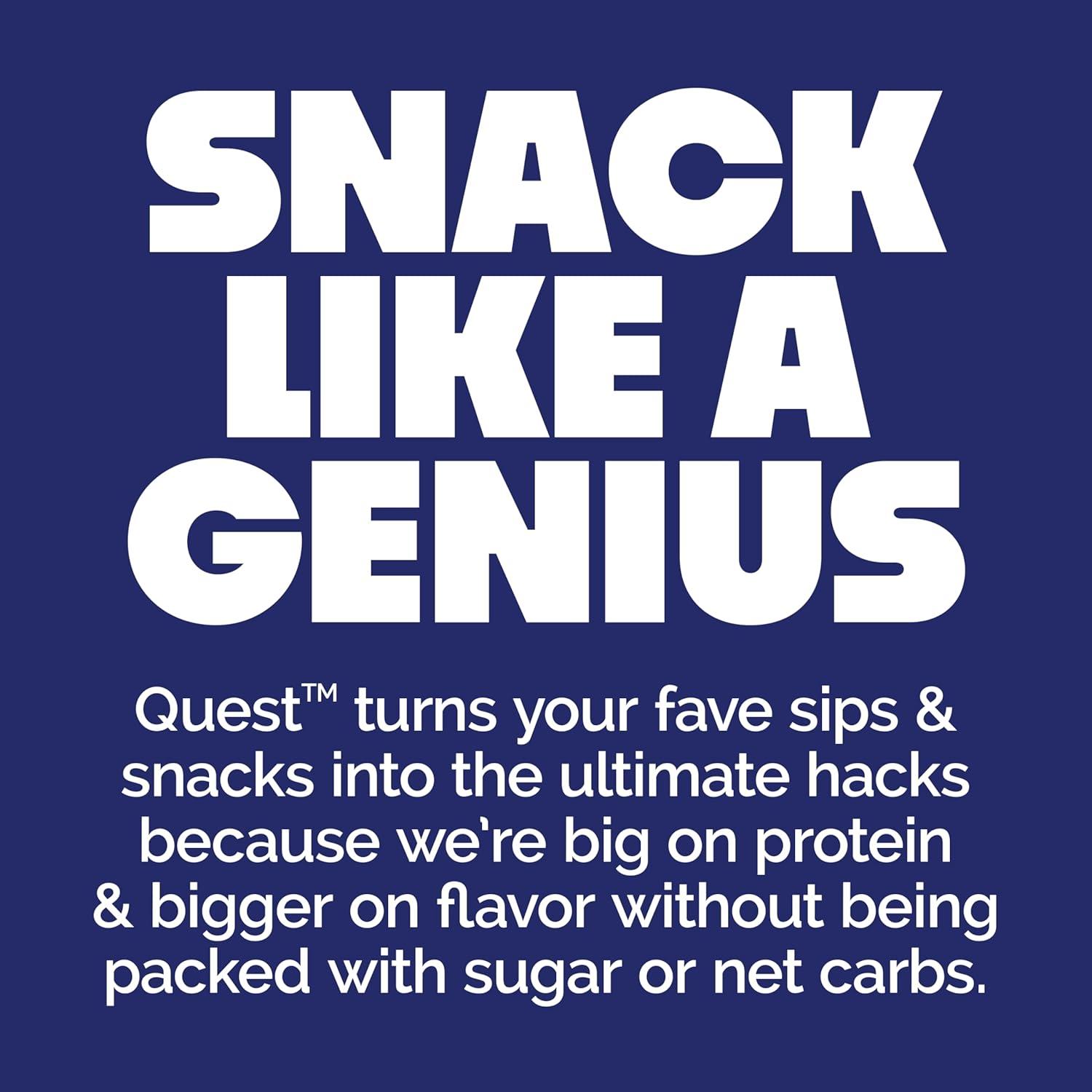 image:imageQuest Nutrition Crispy Cookies amp Cream Hero Protein Bar 18g Protein 1g Sugar 3g Net Carb Gluten Free Protein Snack Keto Friendly 12 CountBlueberry Cobbler
