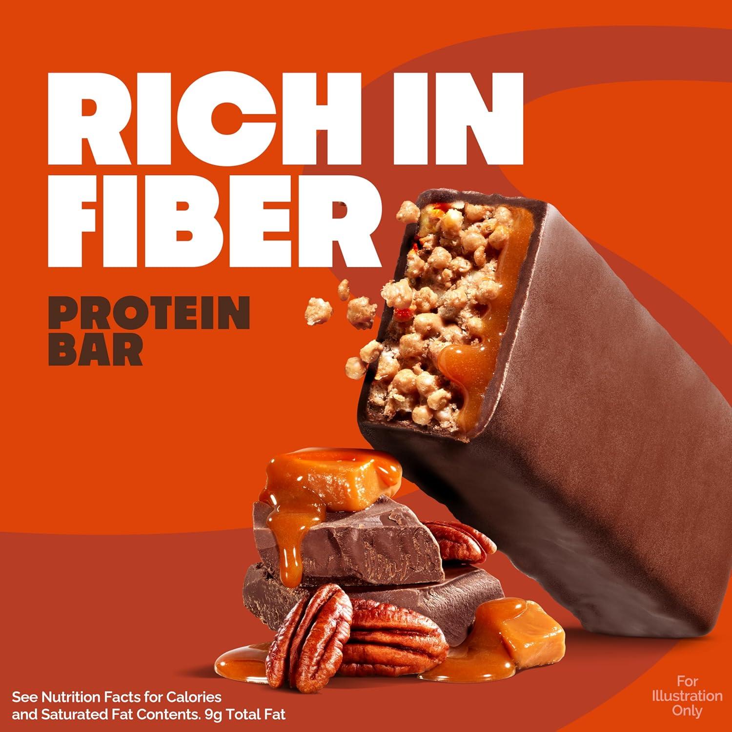 image:imageQuest Nutrition Crispy Cookies amp Cream Hero Protein Bar 18g Protein 1g Sugar 3g Net Carb Gluten Free Protein Snack Keto Friendly 12 CountChocolate Caramel Pecan