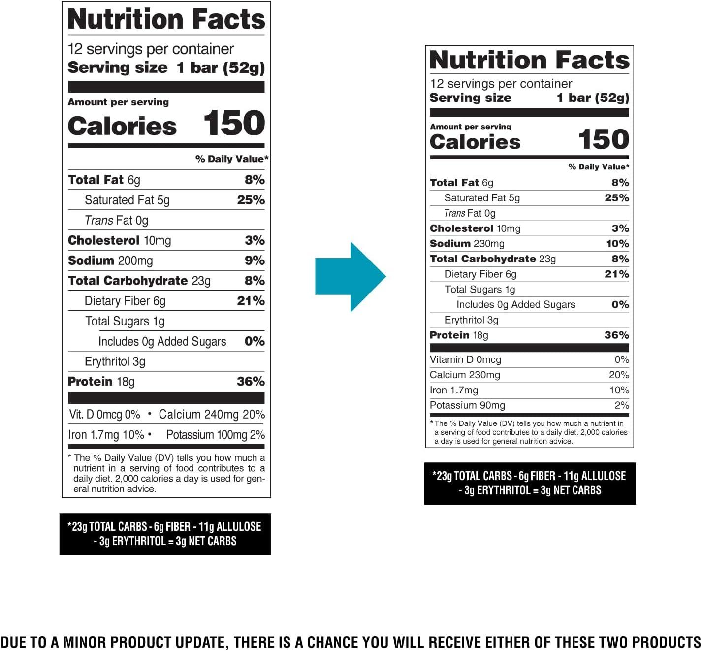 image:imageQuest Nutrition Crispy Cookies amp Cream Hero Protein Bar 18g Protein 1g Sugar 3g Net Carb Gluten Free Protein Snack Keto Friendly 12 CountCookies Cream