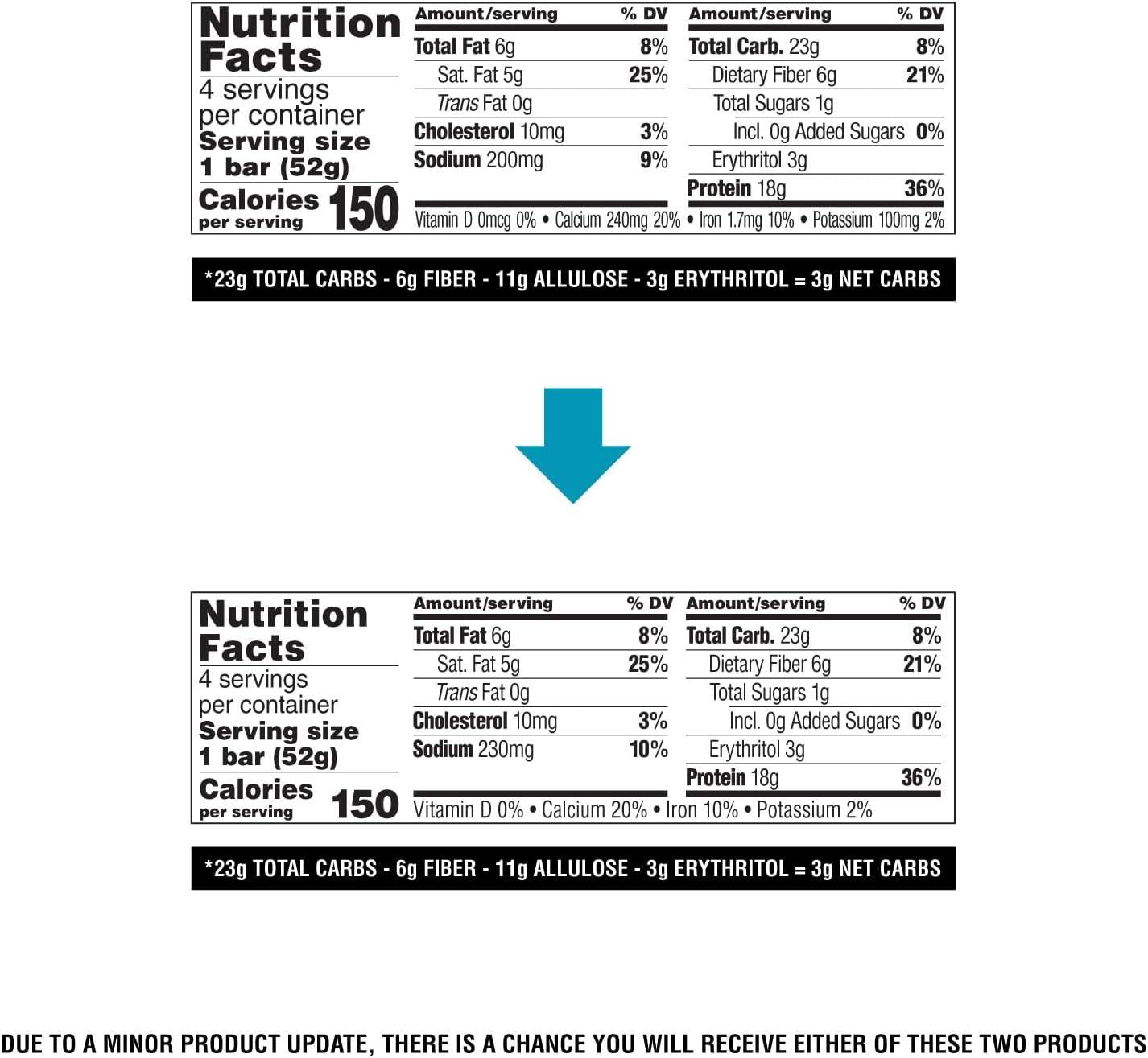 image:imageQuest Nutrition Crispy Cookies amp Cream Hero Protein Bar 18g Protein 1g Sugar 3g Net Carb Gluten Free Protein Snack Keto Friendly 12 CountCookies And Cream