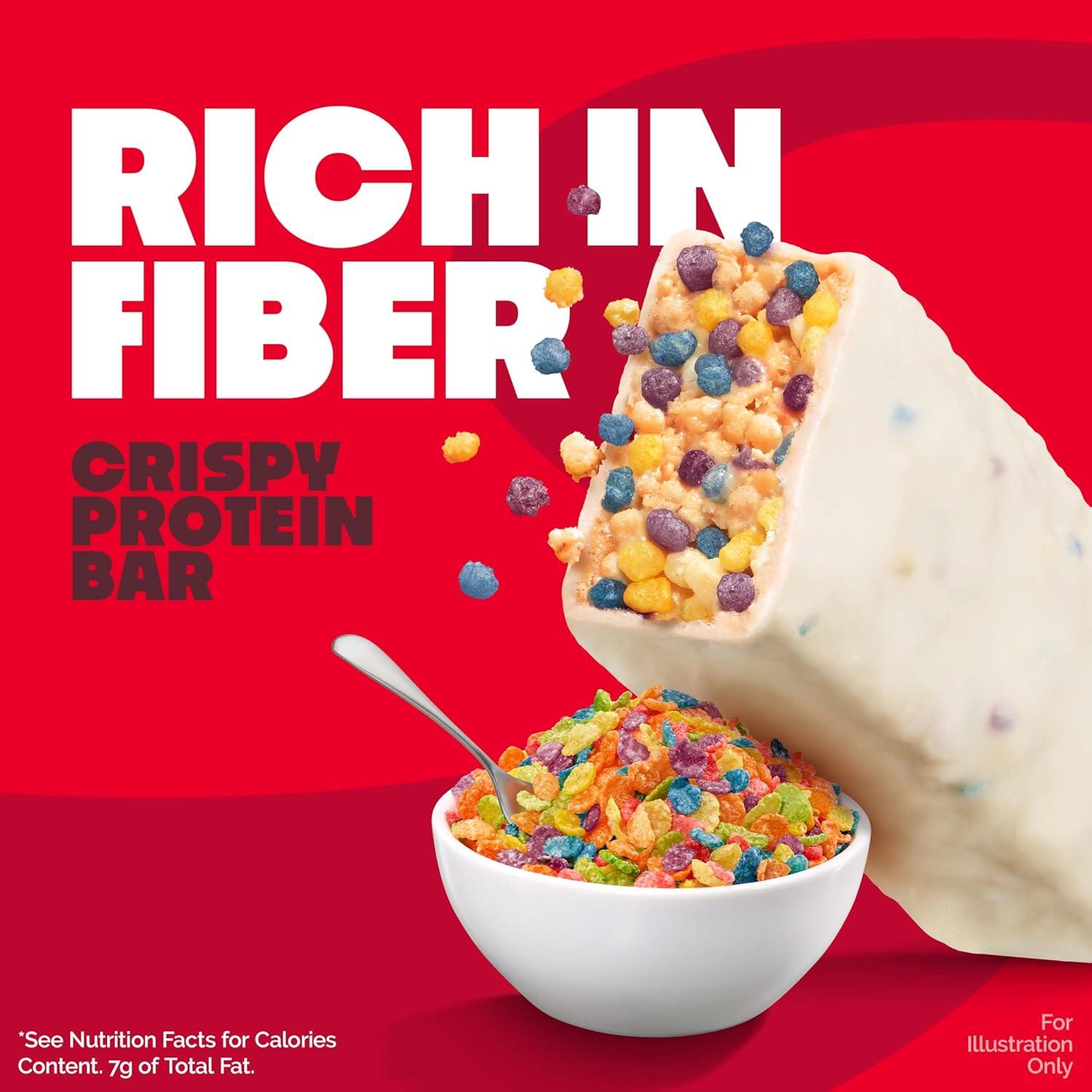 image:imageQuest Nutrition Crispy Cookies amp Cream Hero Protein Bar 18g Protein 1g Sugar 3g Net Carb Gluten Free Protein Snack Keto Friendly 12 CountFruity Cereal