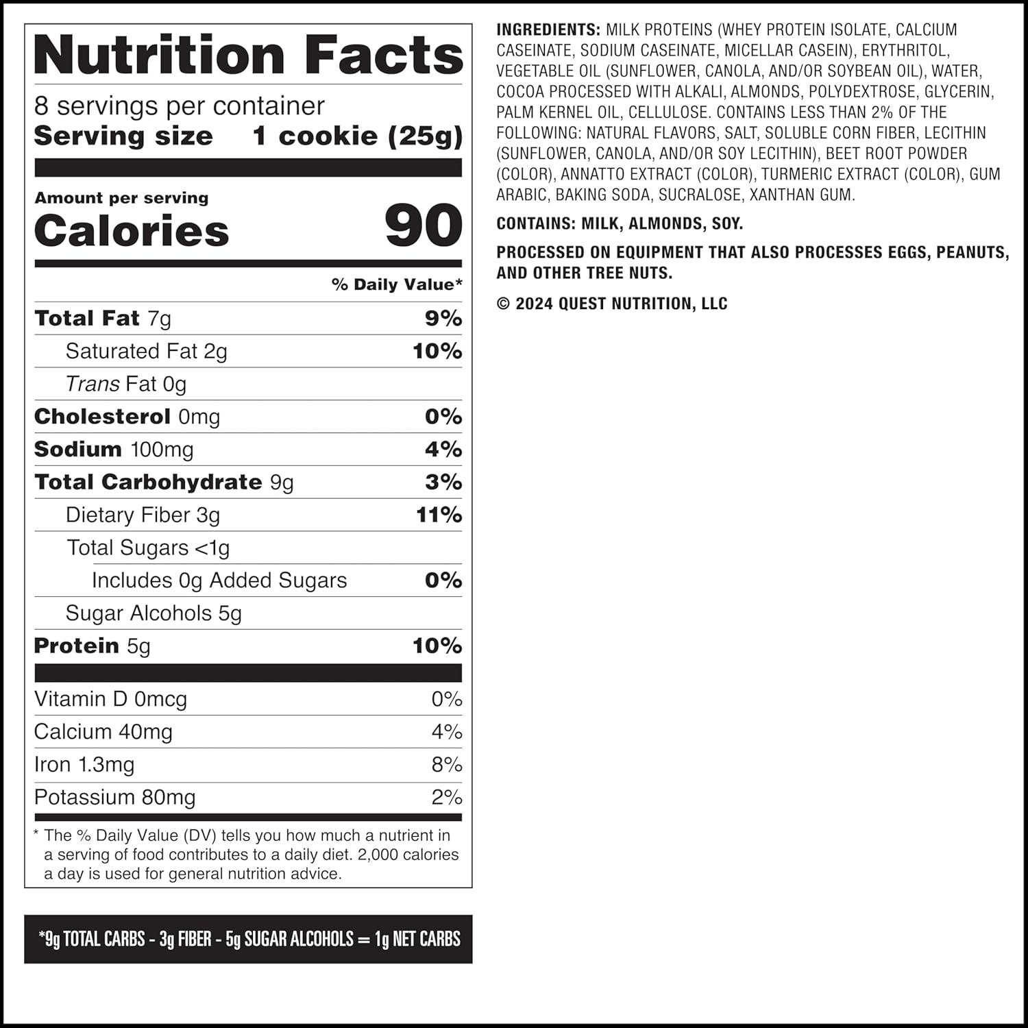 image:imageQuest Nutrition Frosted Protein Cookies Twin Pack Lemon Cake 1g Sugar 10g Protein 2g Net Carbs Gluten Free 16 CookiesChocolate Cake