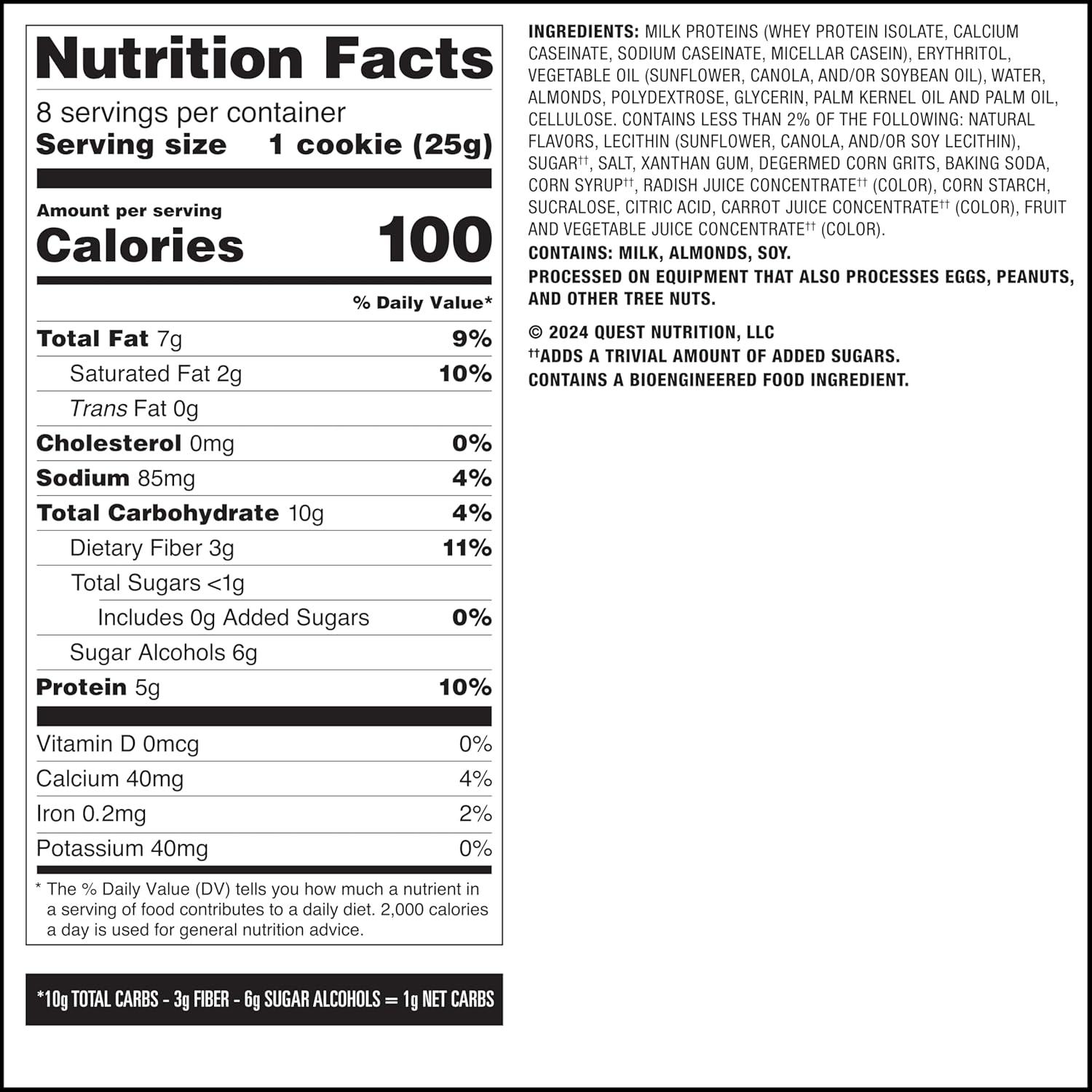 image:imageQuest Nutrition Frosted Protein Cookies Twin Pack Lemon Cake 1g Sugar 10g Protein 2g Net Carbs Gluten Free 16 CookiesStrawberry Cake