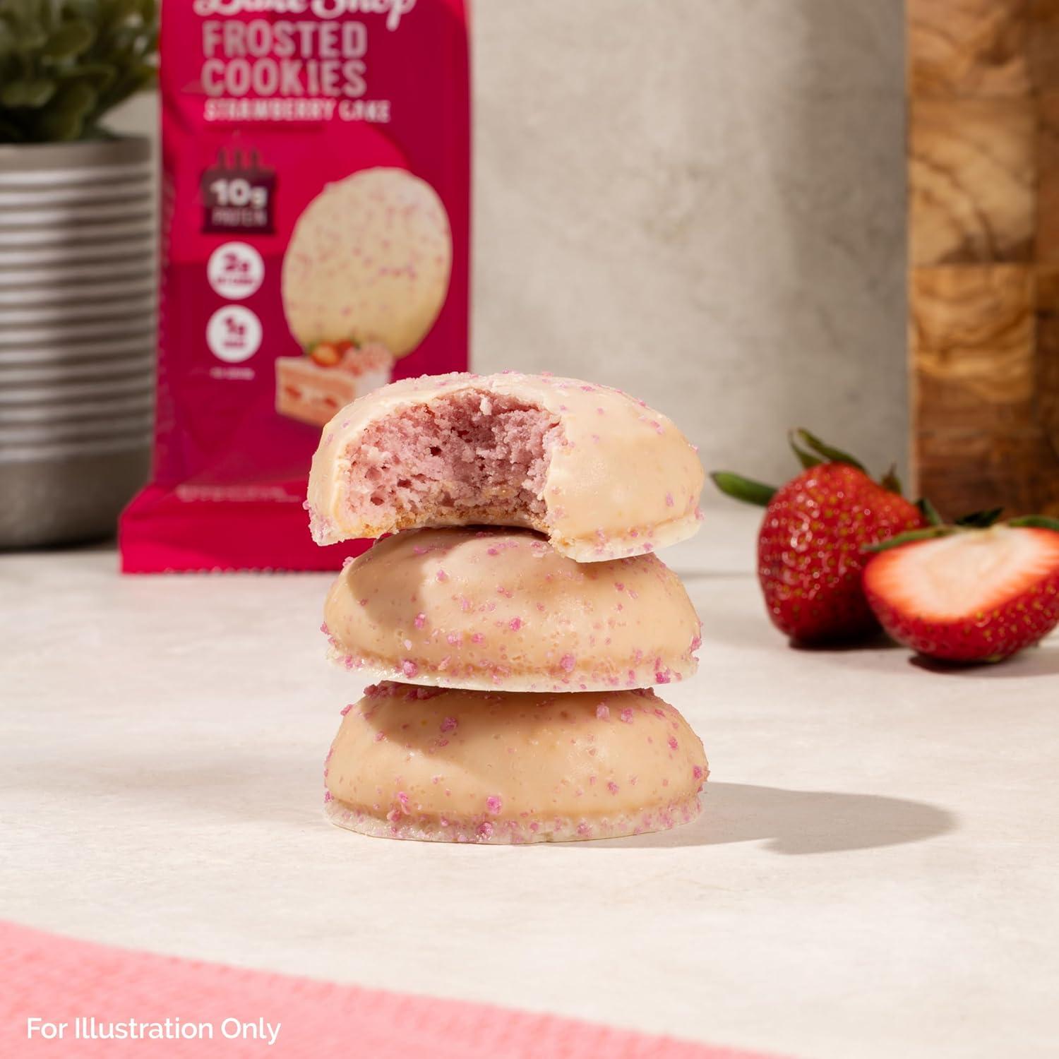 image:imageQuest Nutrition Frosted Protein Cookies Twin Pack Lemon Cake 1g Sugar 10g Protein 2g Net Carbs Gluten Free 16 CookiesStrawberry Cake
