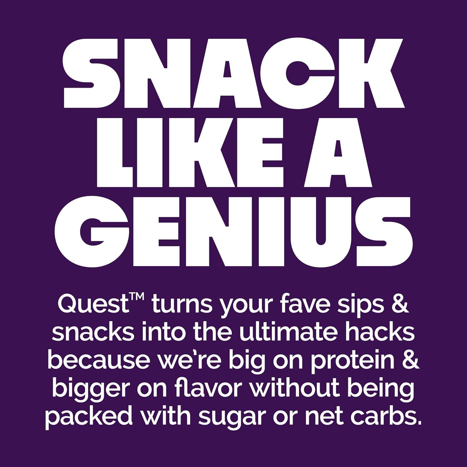image:imageQuest Nutrition Stacks Protein Bars Brownie a la Mode Flavor 20g Protein 3g Net Carbs 1g Sugar High Fiber Low Sugar Gluten Free 12 CountBrownie a la Mode