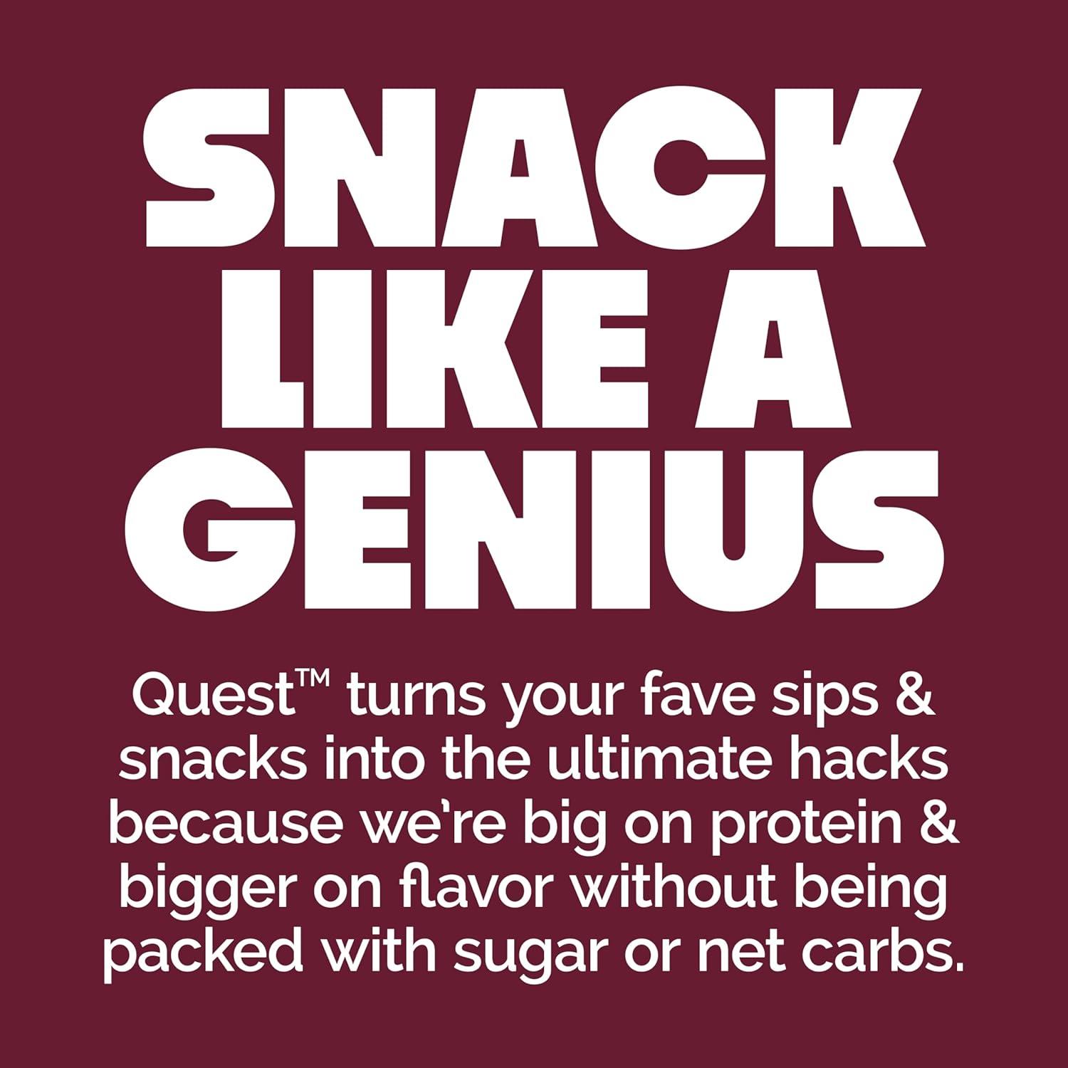 image:imageQuest Nutrition Stacks Protein Bars Brownie a la Mode Flavor 20g Protein 3g Net Carbs 1g Sugar High Fiber Low Sugar Gluten Free 12 CountSalted Caramel