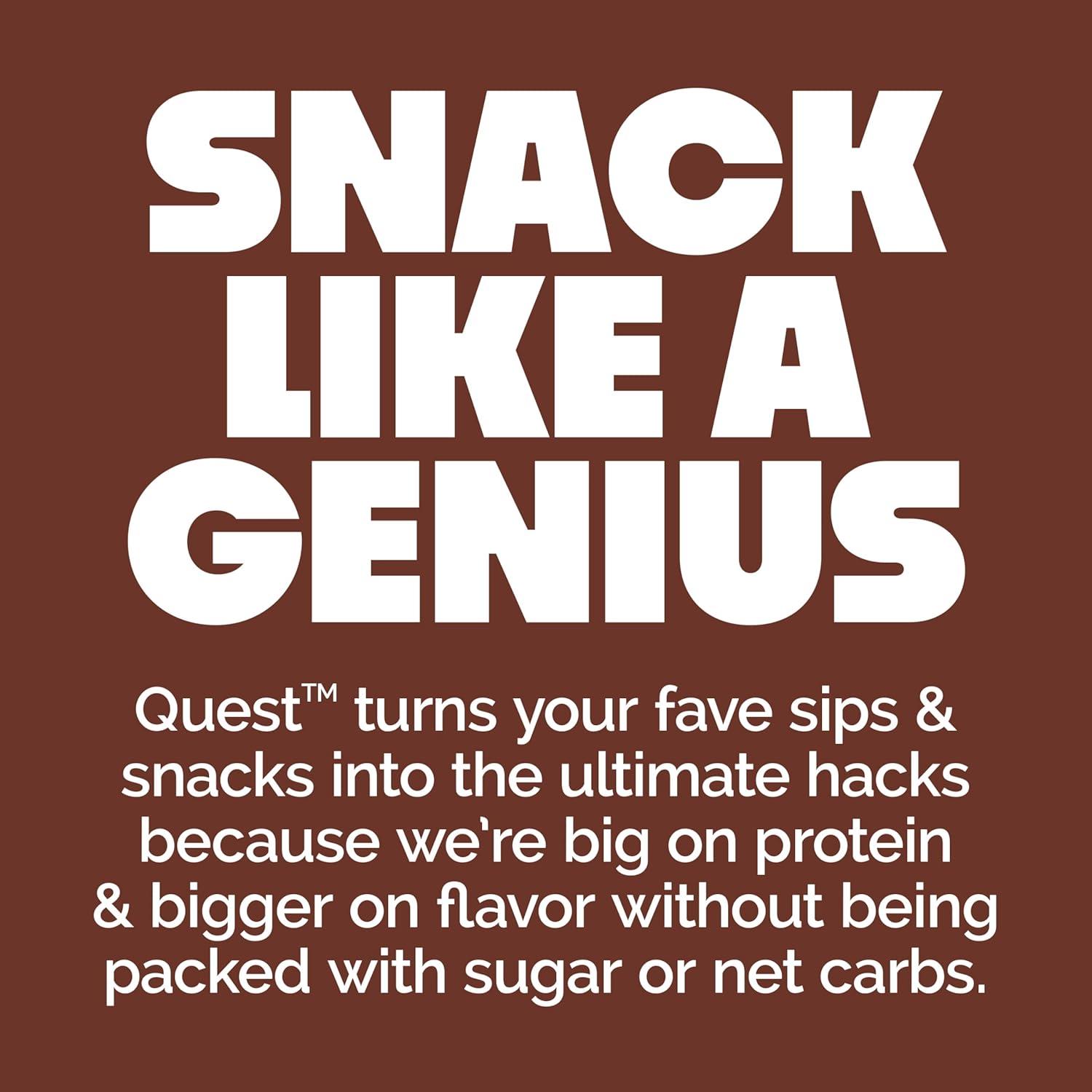 image:imageQuest Nutrition Chocolate Chip Cookie Dough High Protein Low Carb Gluten Free Keto Friendly 212 Oz 20 Count 4 Packs of 5