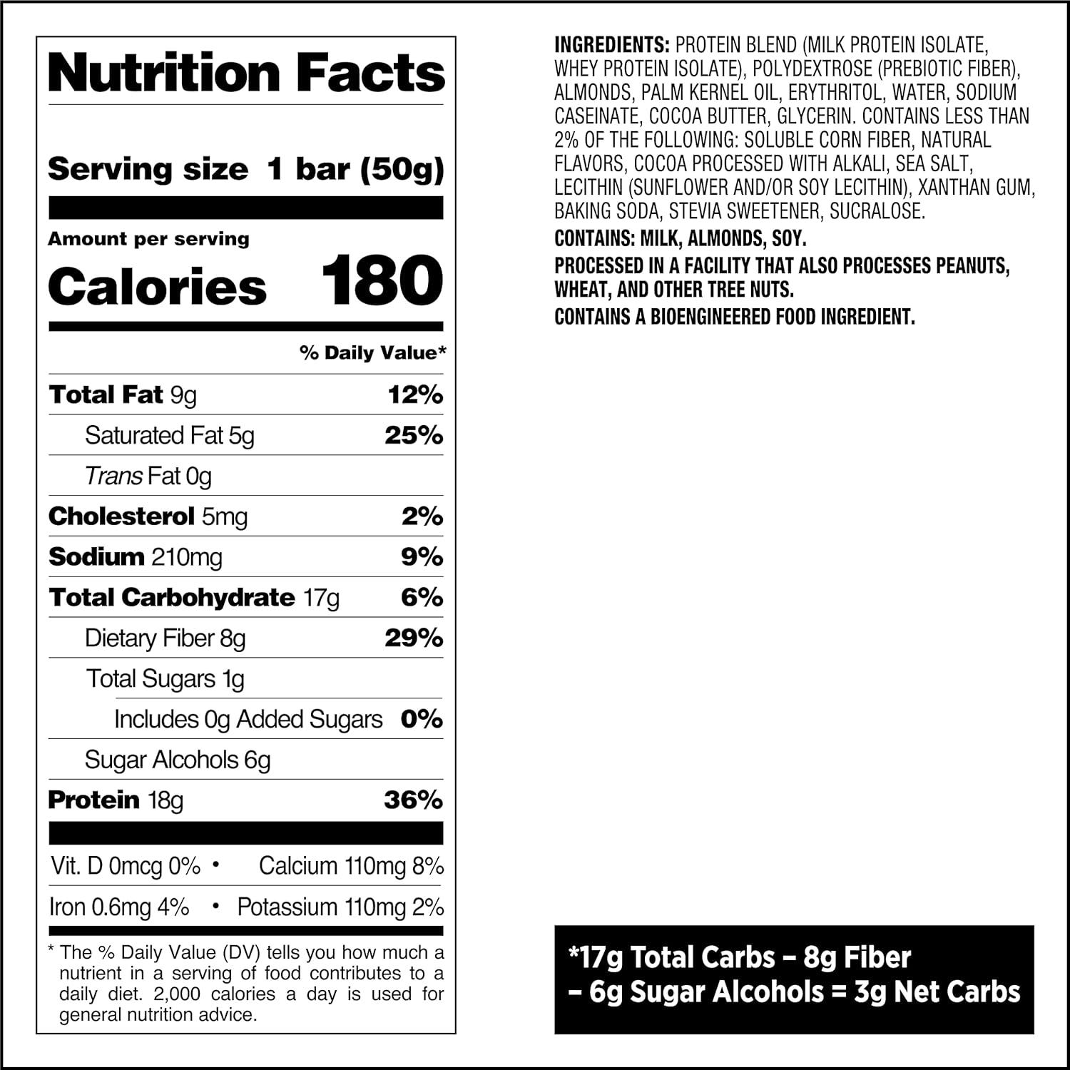 image:imageQuest Nutrition Chocolate Chip Cookie Dough Protein Bars High Protein Low Carb Gluten Free Keto Friendly 12 CountDipped Cookies Cream