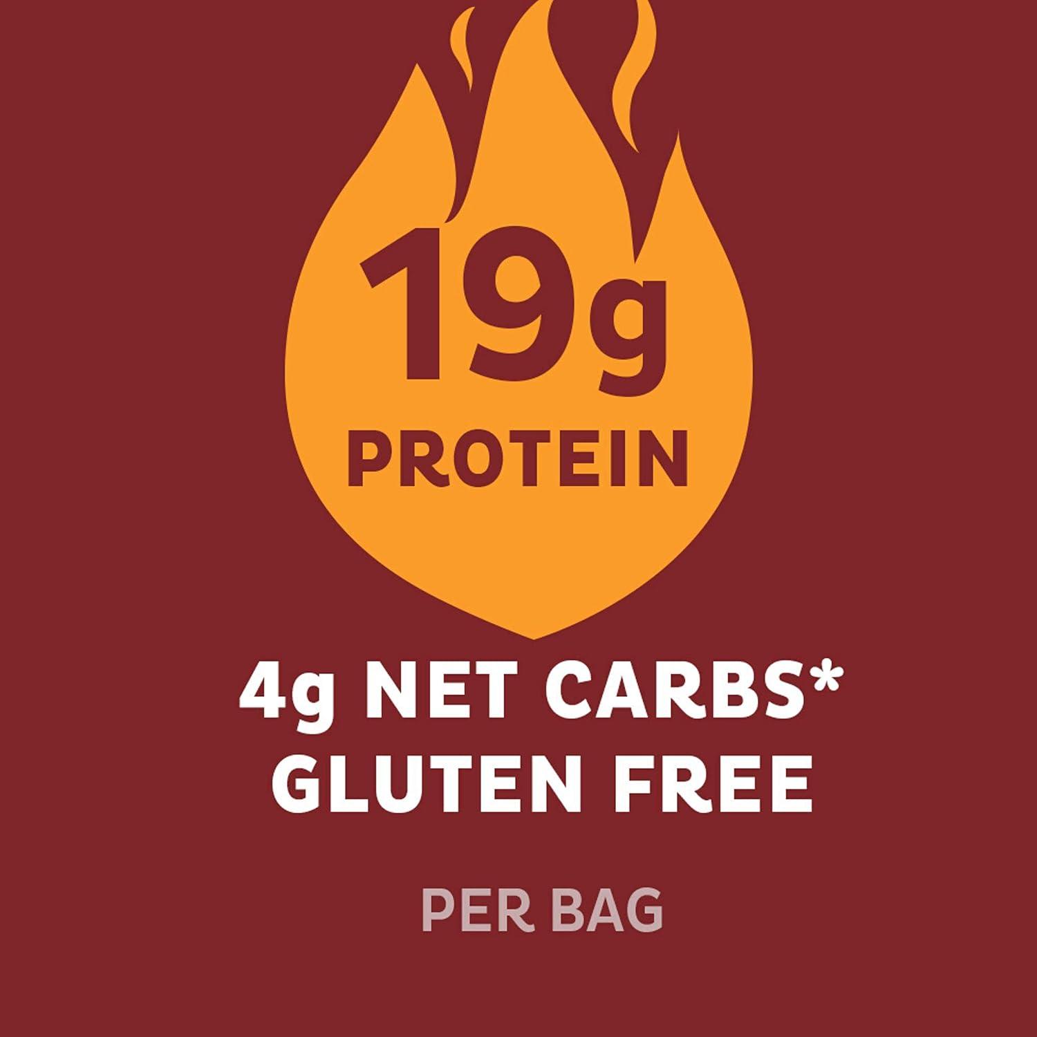 image:imageQuest Nutrition Dill Pickle Flavored Protein Chips 19g Protein 4g Net Carbs Protein Snacks Gluten Free 12 CountBarbecue