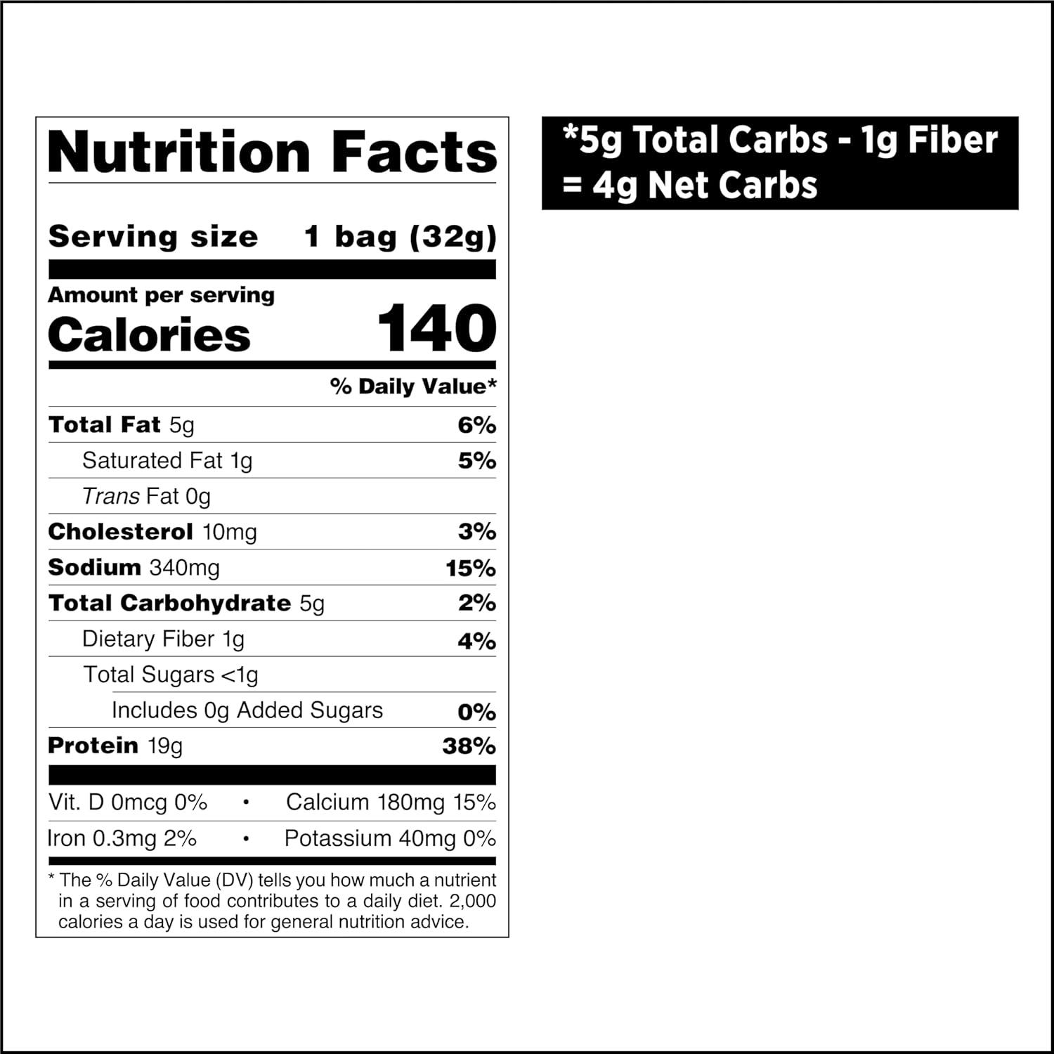 image:imageQuest Nutrition Dill Pickle Flavored Protein Chips 19g Protein 4g Net Carbs Protein Snacks Gluten Free 12 CountCheddar Sour Cream