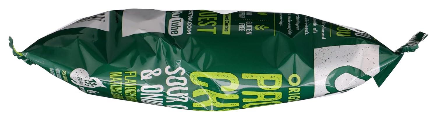 image:imageQuest Nutrition Dill Pickle Flavored Protein Chips 19g Protein 4g Net Carbs Protein Snacks Gluten Free 12 CountSour Cream Onion