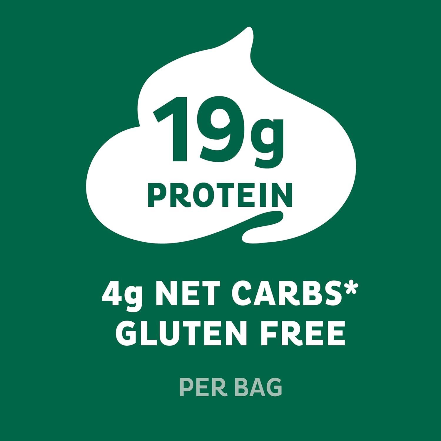 image:imageQuest Nutrition Dill Pickle Flavored Protein Chips 19g Protein 4g Net Carbs Protein Snacks Gluten Free 12 CountSour Cream Onion