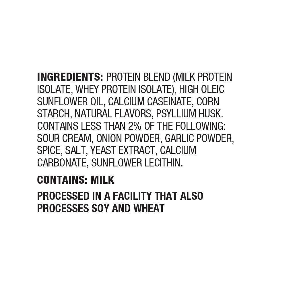 image:imageQuest Nutrition Dill Pickle Flavored Protein Chips 19g Protein 4g Net Carbs Protein Snacks Gluten Free 12 CountSour Cream Onion