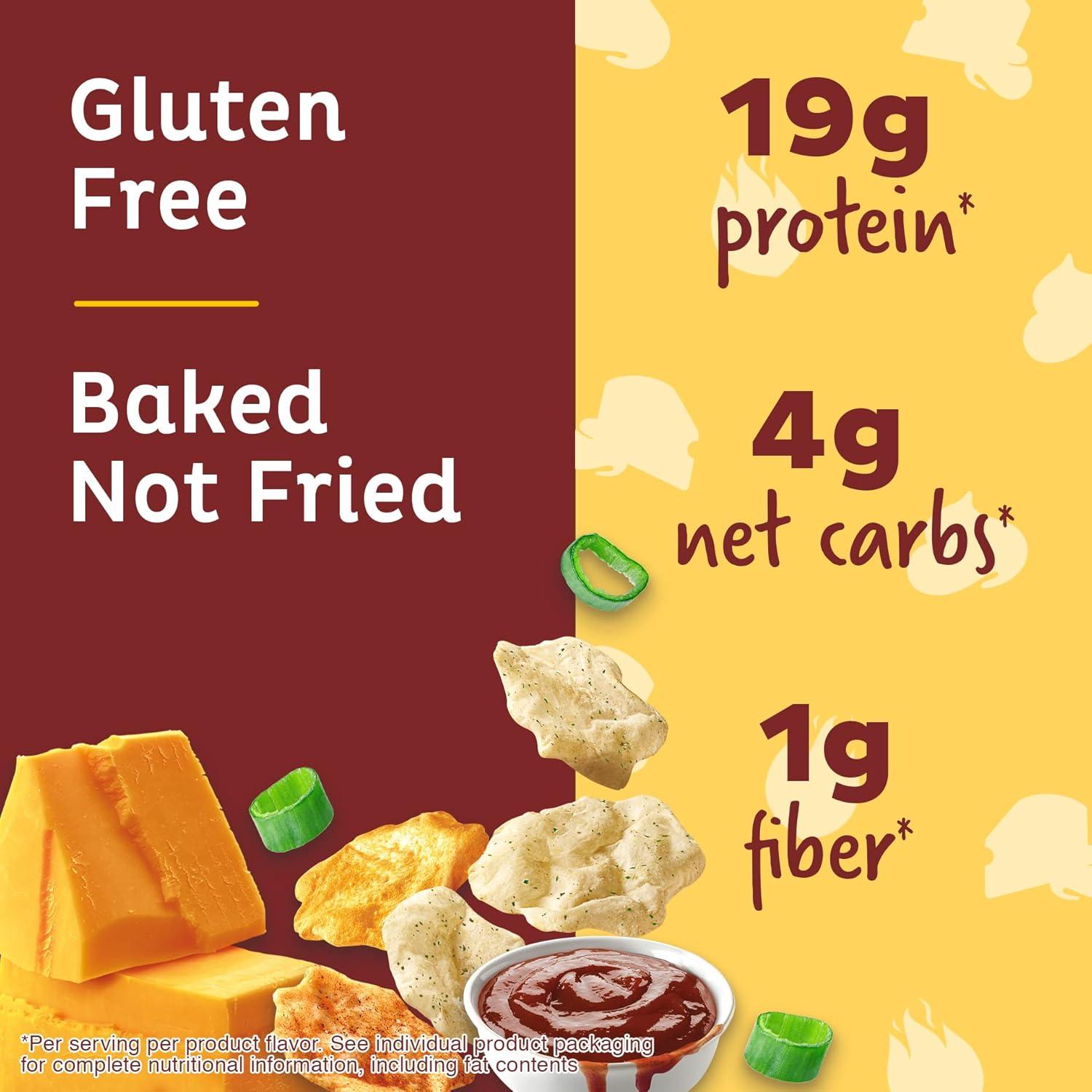 image:imageQuest Nutrition Tortilla Style Protein Chips Salty Snack Variety Pack Pizza Loaded Taco Nacho Cheese Ranch High Protein Snack Low Carb Gluten Free 11 oz Pack of 8 2 each flavorCheddar Cheese