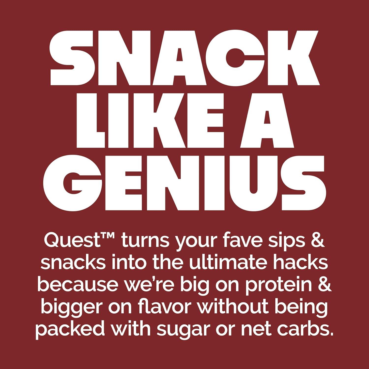image:imageQuest Nutrition Tortilla Style Protein Chips Salty Snack Variety Pack Pizza Loaded Taco Nacho Cheese Ranch High Protein Snack Low Carb Gluten Free 11 oz Pack of 8 2 each flavorNacho Cheese