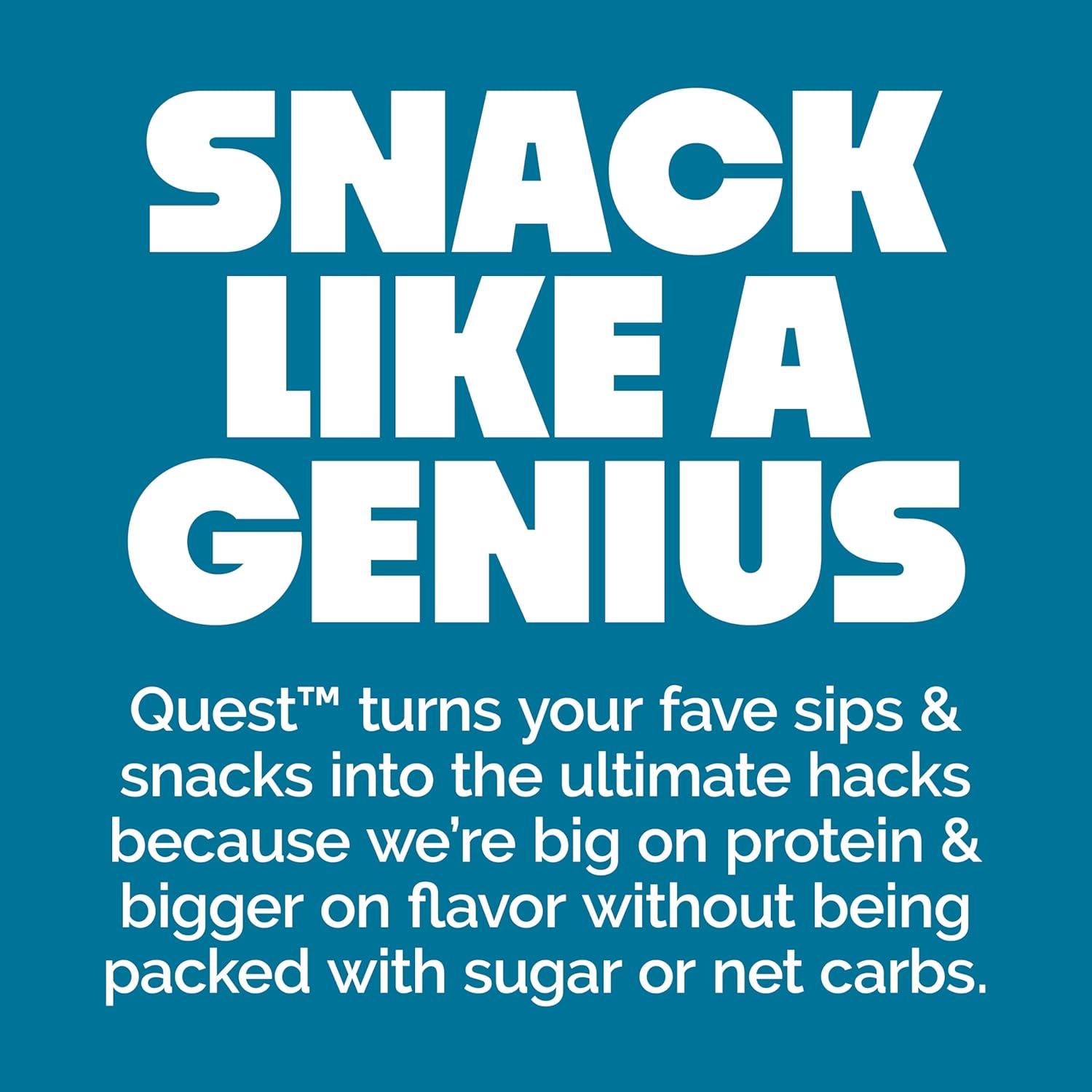 image:imageQuest Nutrition Tortilla Style Protein Chips Salty Snack Variety Pack Pizza Loaded Taco Nacho Cheese Ranch High Protein Snack Low Carb Gluten Free 11 oz Pack of 8 2 each flavorNacho Cheese Loaded Taco Chili Lime