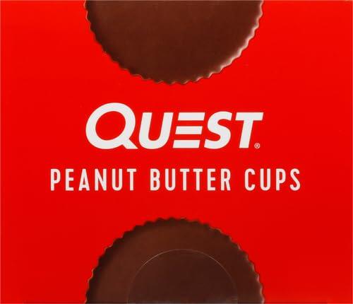 image:imageQuest Nutrition Peanut Butter Cups 11g Protein 1g Sugar Low Carb Gluten Free Keto Friendly 4 CountPeanut Butter