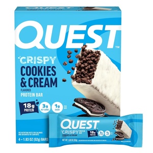 image:imageQuest Nutrition Pumpkin Pie Protein Bar 20g Protein 12 CountCookies And Cream