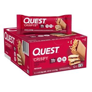 image:imageQuest Nutrition Pumpkin Pie Protein Bar 20g Protein 12 CountPeanut Butter  Jelly